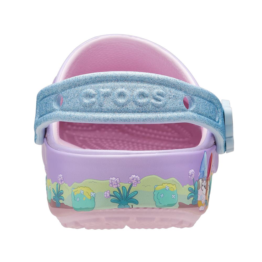 Klapki dziecięce Crocs Toddler Bluey Friends Forever Classic Clog 212370-90H - różowe