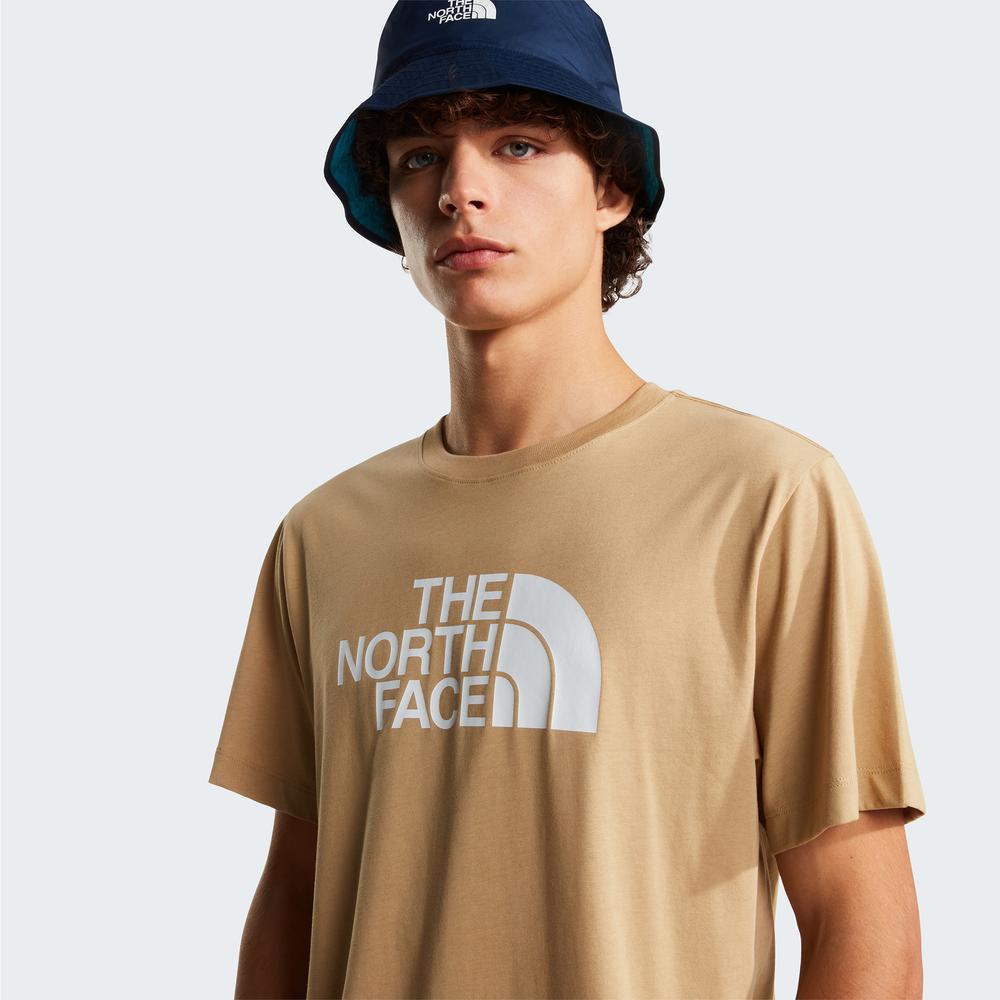 Koszulka męska The North Face Evolution Half Dome 0A8B6JLK51 - beżowa