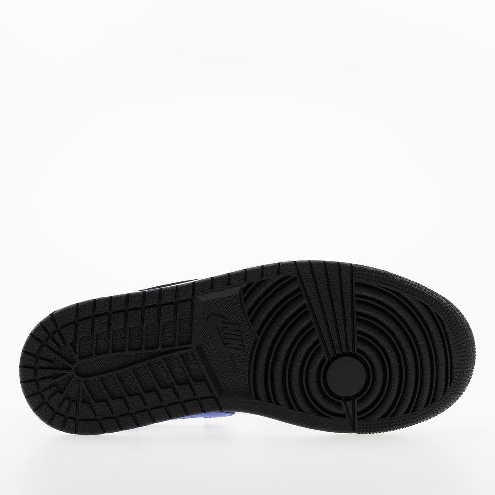 Buty męskie Nike Air Jordan 1 Low 553558-124 - niebiesko-białe
