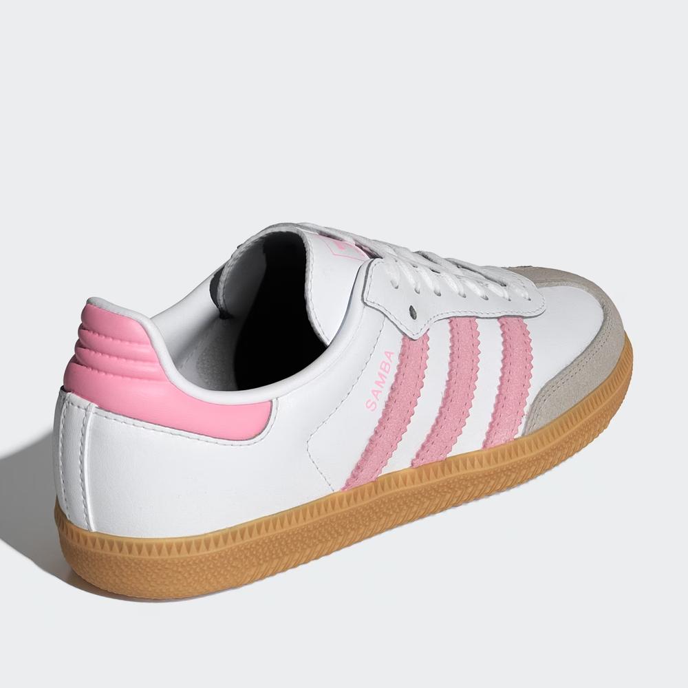 Buty młodzieżowe adidas Originals Samba OG J JQ2018 - białe