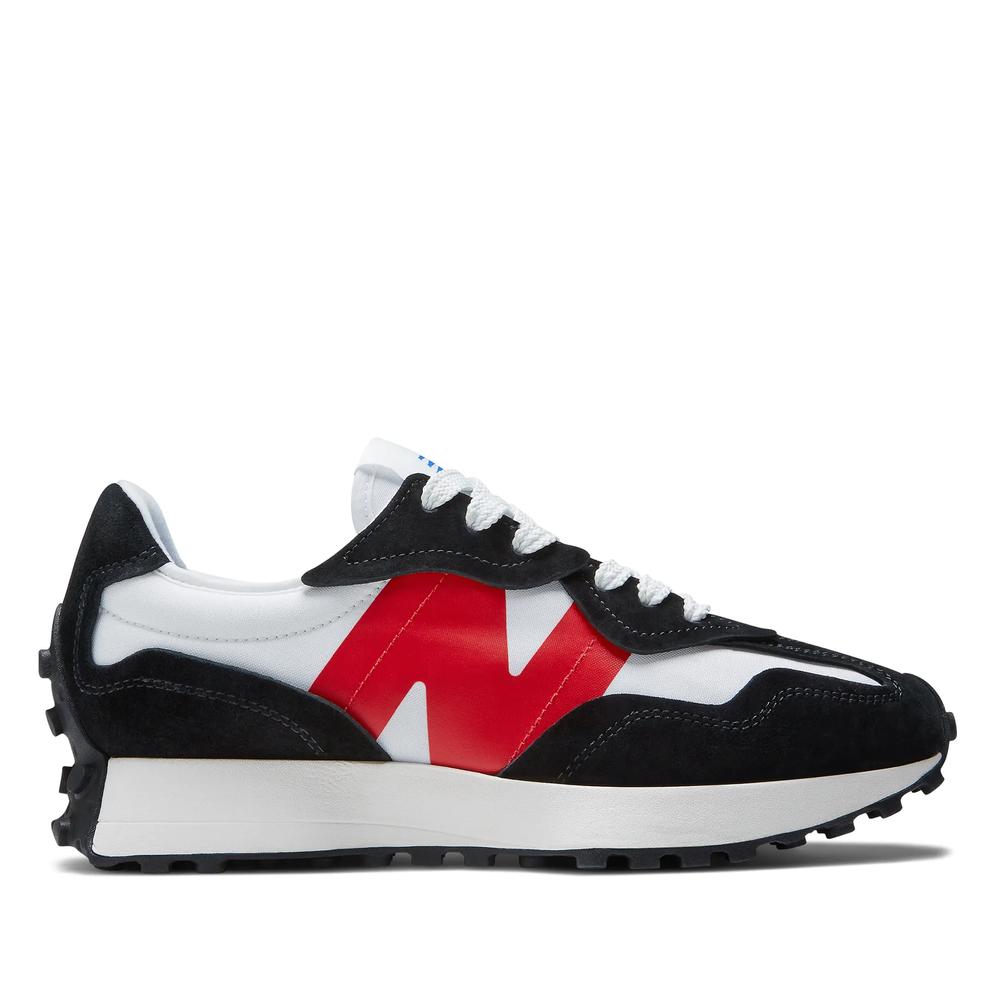 Buty New Balance U327WEA - biało-czarne