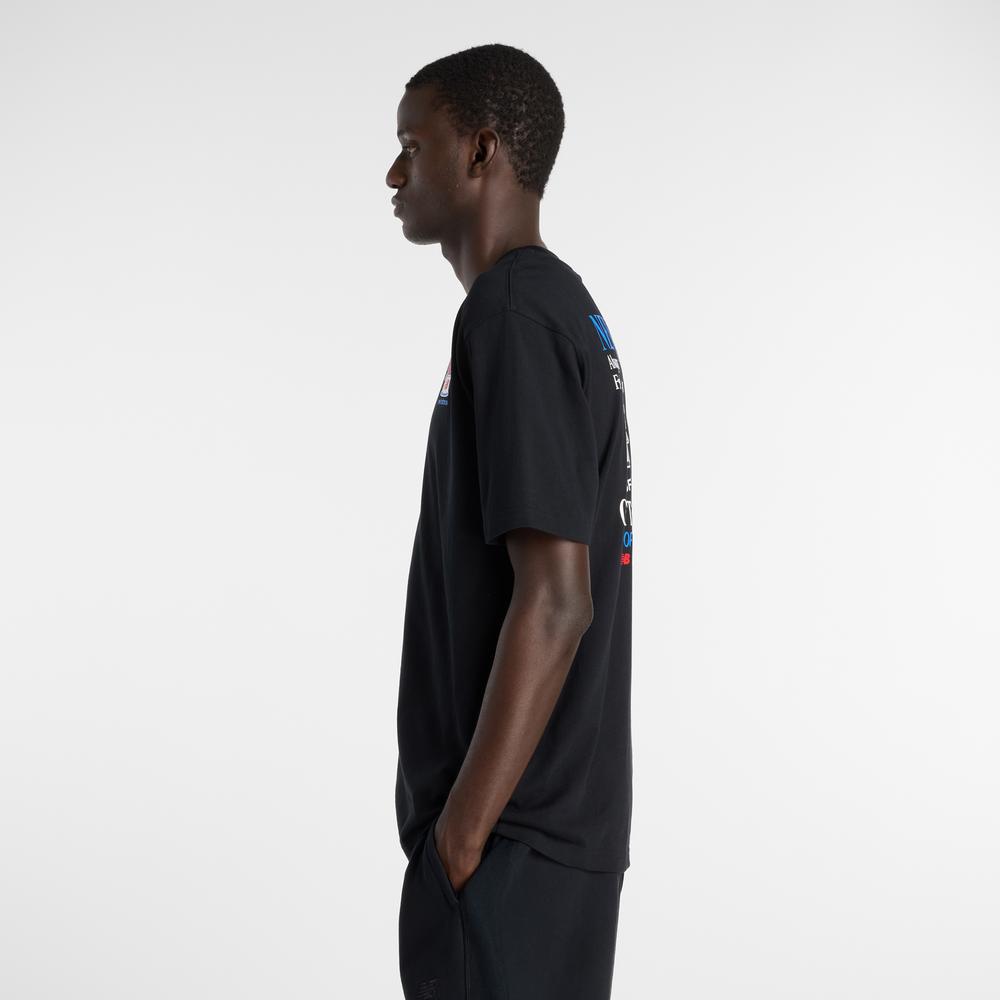 Koszulka męska New Balance MT61Y1F6BK - czarna