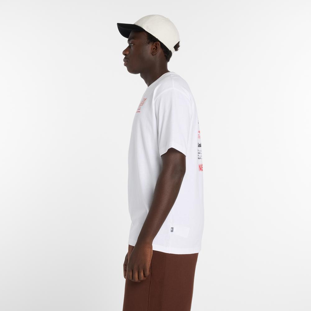 Koszulka męska New Balance MT61H51DWT - biała