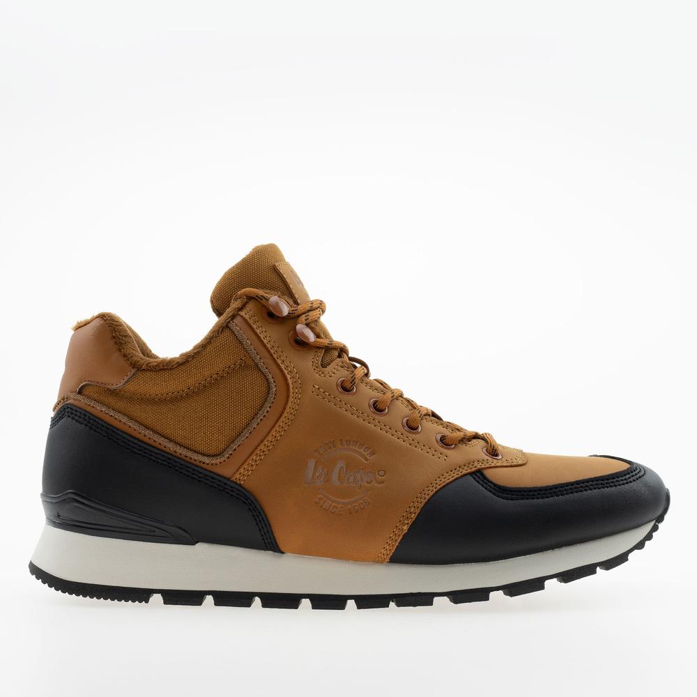 Buty męskie Lee Cooper LCJ-23-31-3058M - brązowe