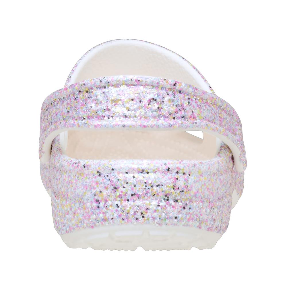 Klapki młodzieżowe Crocs Classic Fantasy Glitter Clog 212561-100 - multikolor