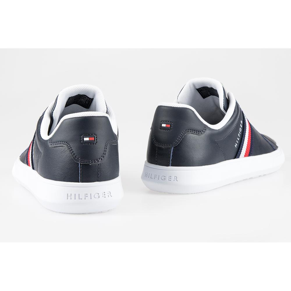Tommy Hilfiger Essential Leather Cupsole Trainers > FM0FM03424-DW5