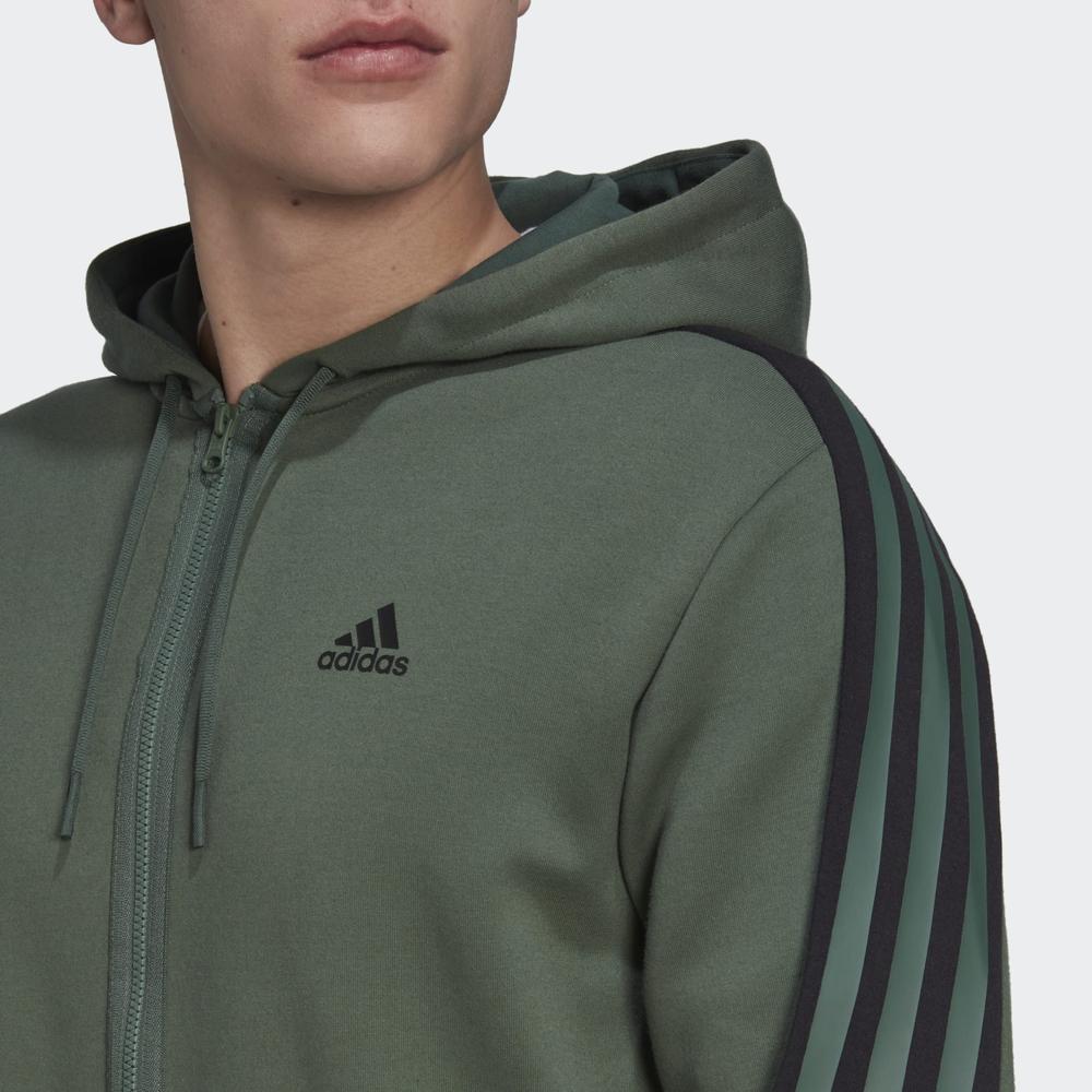 Bluza adidas Future Icons 3-Stripes Full-Zip HC5841 - zielona