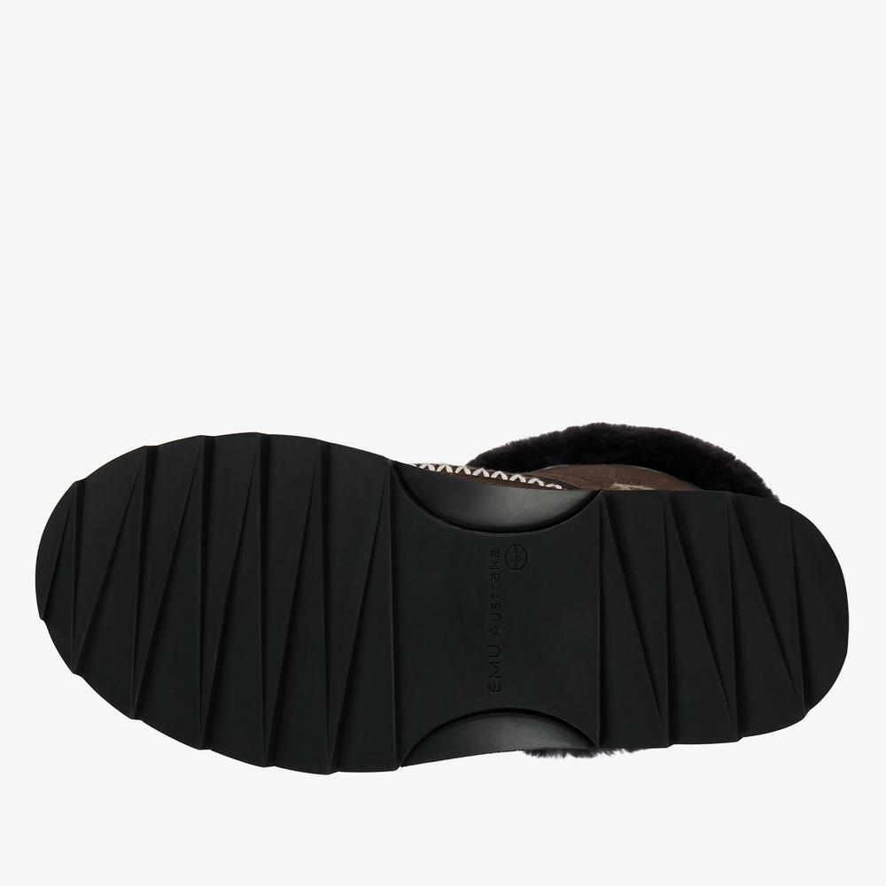 Buty damskie Emu Australia Sunnie W13333CHOC - brązowe