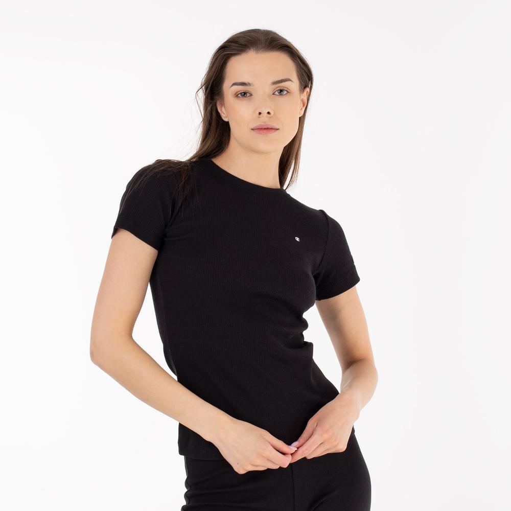 Koszulka Champion Crewneck 116252-KK001 - czarna