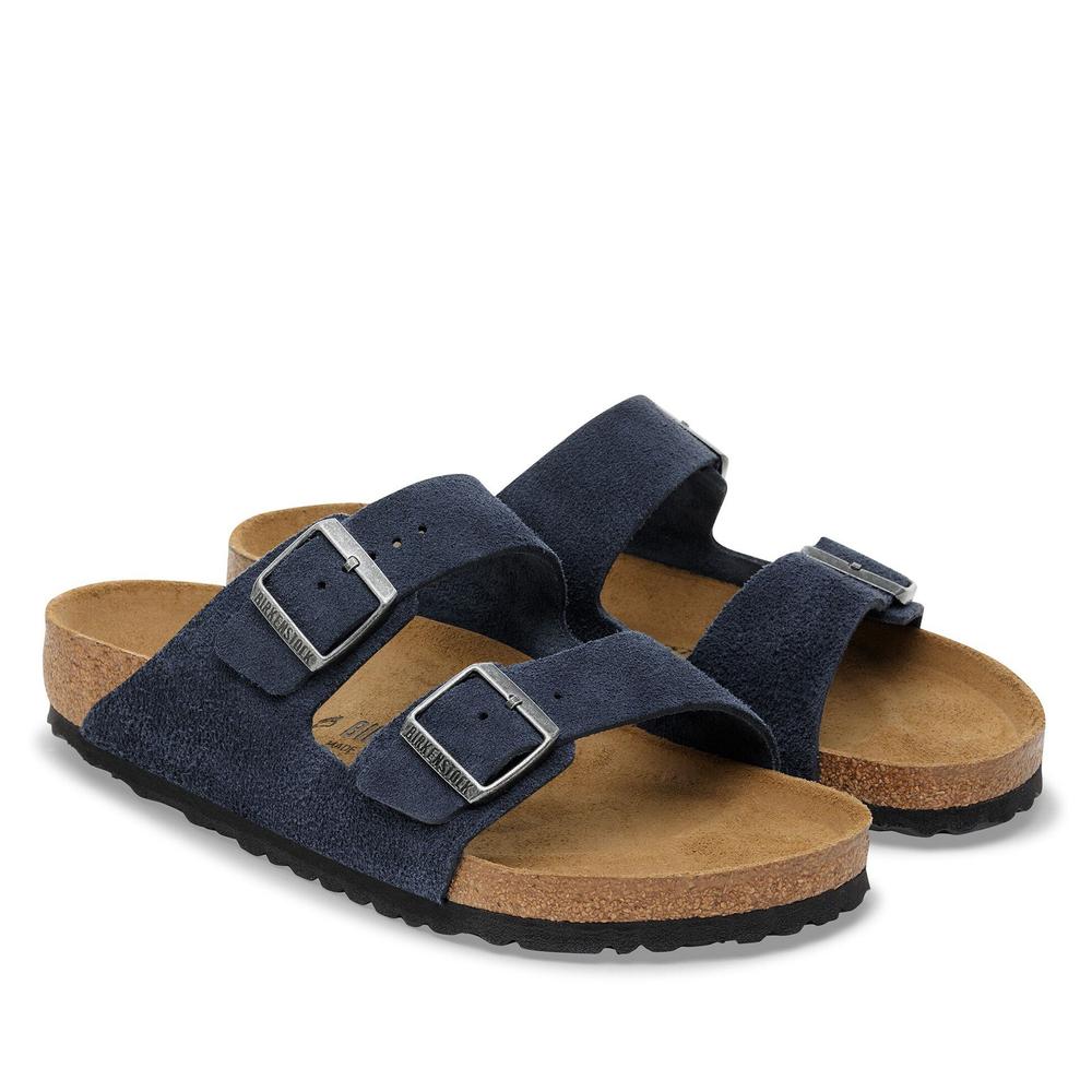Klapki męskie Birkenstock Arizona 3240596 - granatowe