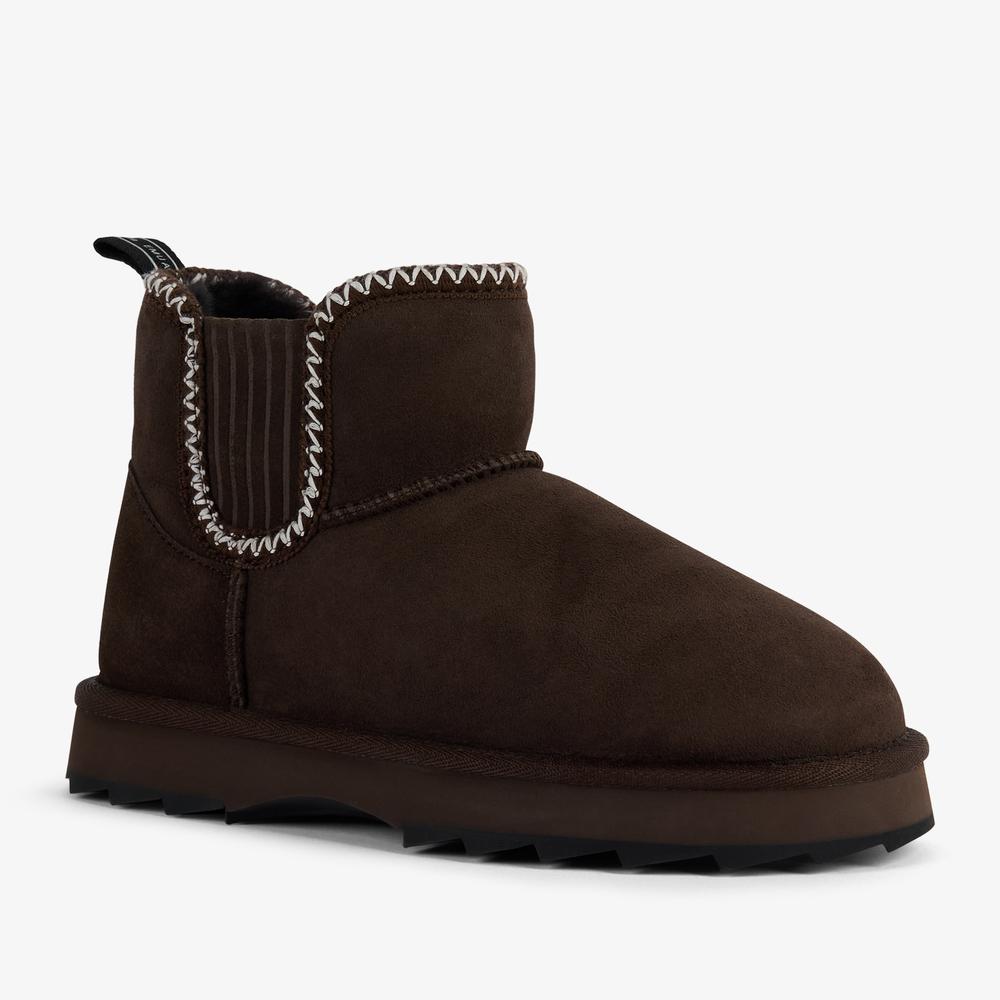 Buty damskie Emu Australia Higgie W13198CHOC - brązowe
