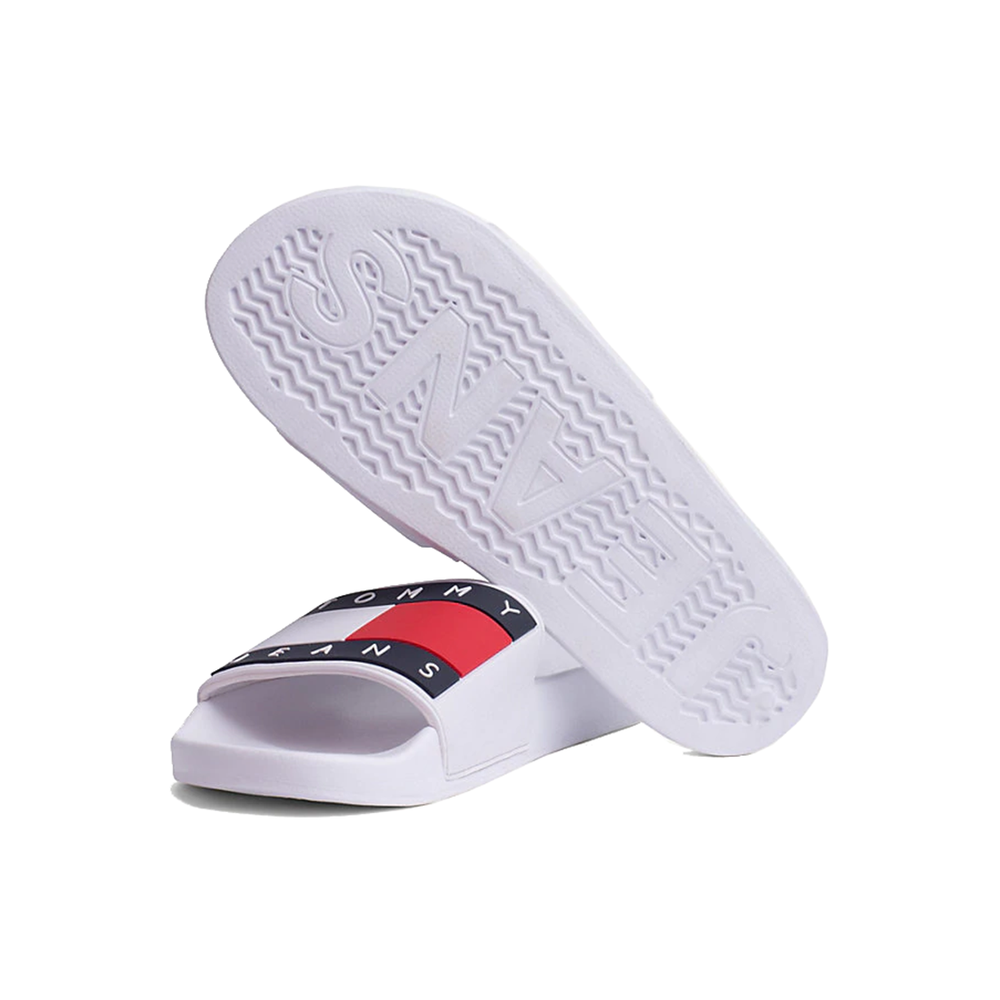 TOMMY JEANS FLAG POOL SLIDE > EM0EM00284-100