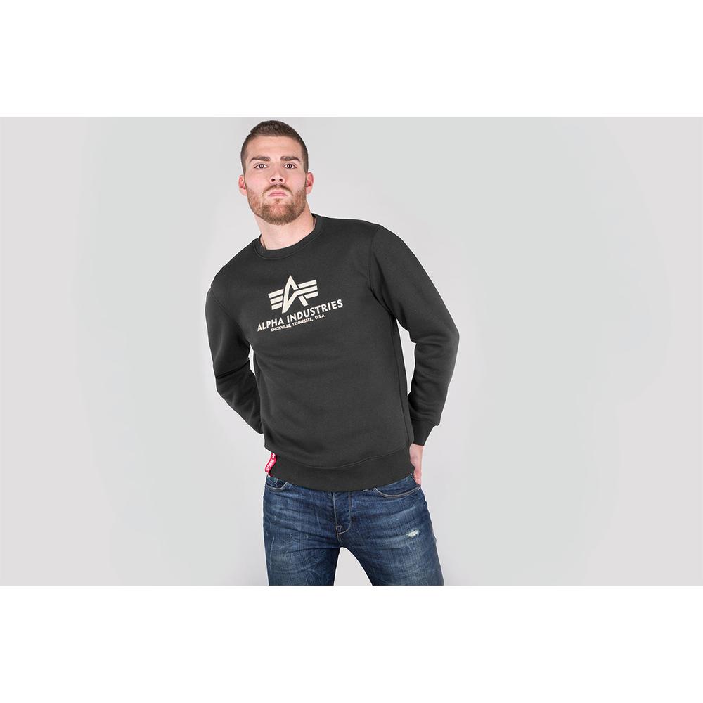 Bluza Alpha Industries Basic Sweater 178302136 - grafitowa
