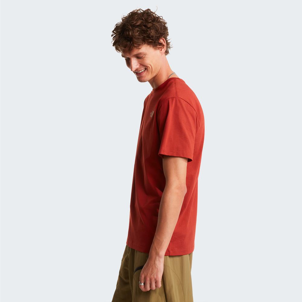 Koszulka męska The North Face Vertical 0A8GV1G6I1 - czerwona