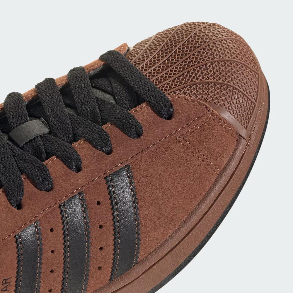Buty unisex adidas Originals Superstar II IH9318 - brązowe