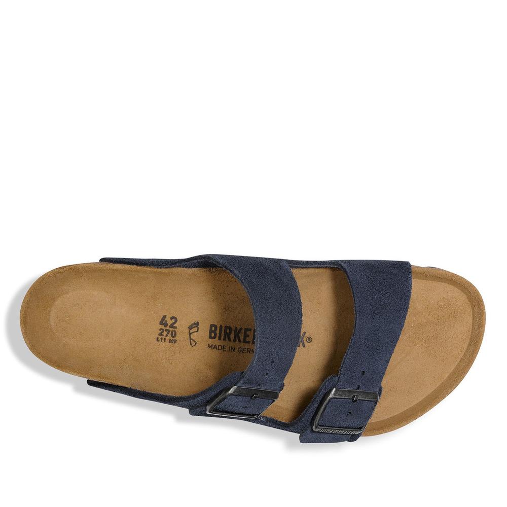 Klapki męskie Birkenstock Arizona 3240596 - granatowe