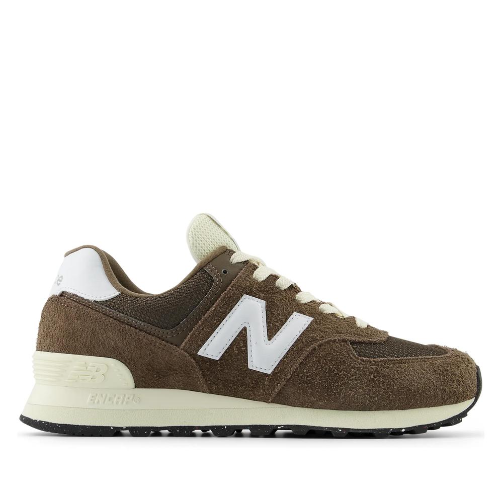 Buty New Balance U574RBI - brązowe
