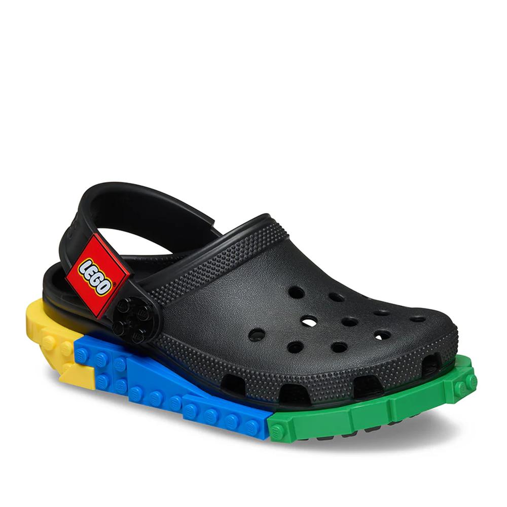Klapki dziecięce Crocs System Classic Clog 211874-001 - multikolor