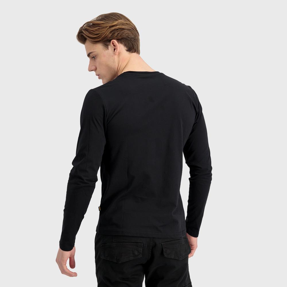 Koszulka Alpha Industries Longsleeve Basic 10051003 - czarna