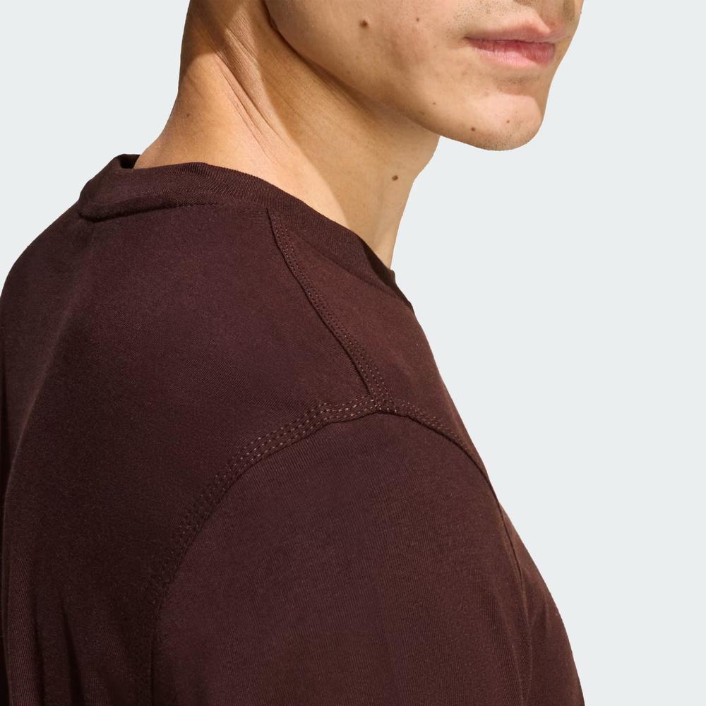 Koszulka męska adidas Originals Trefoil Essentials KE1146 - brązowa