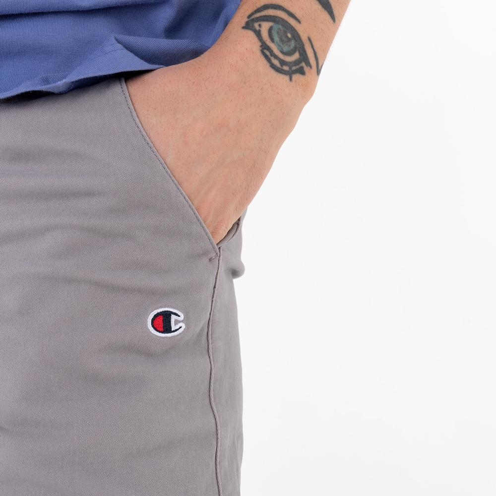 Spodnie Champion C Logo Cotton Twill Joggers 218169-ES033 - szare