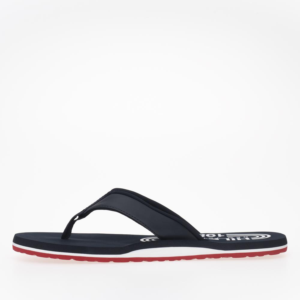 Japonki Tommy Hilfiger RWB Padded Beach Sandal FM0FM05137-DW5 - granatowe