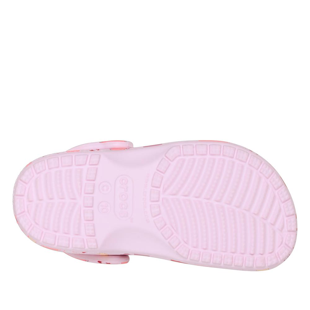 Klapki dziecięce Crocs Classic Valentine's Day Clog 209755-7CI - różowe