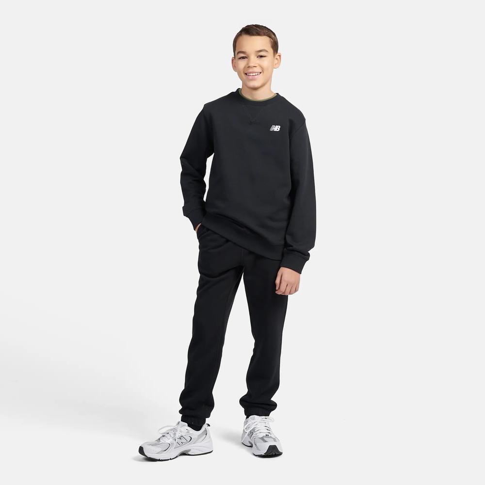 Bluza dziecięca New Balance LAKB0055BK - czarna