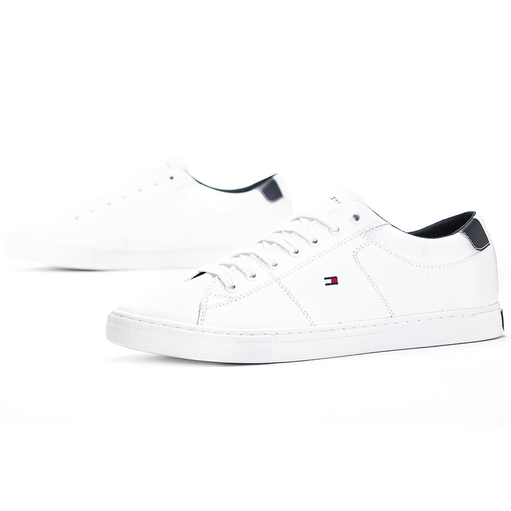 TOMMY HILFIGER ESSENTIAL LEATHER COLLAR VULC > FM0FM02577-YBR