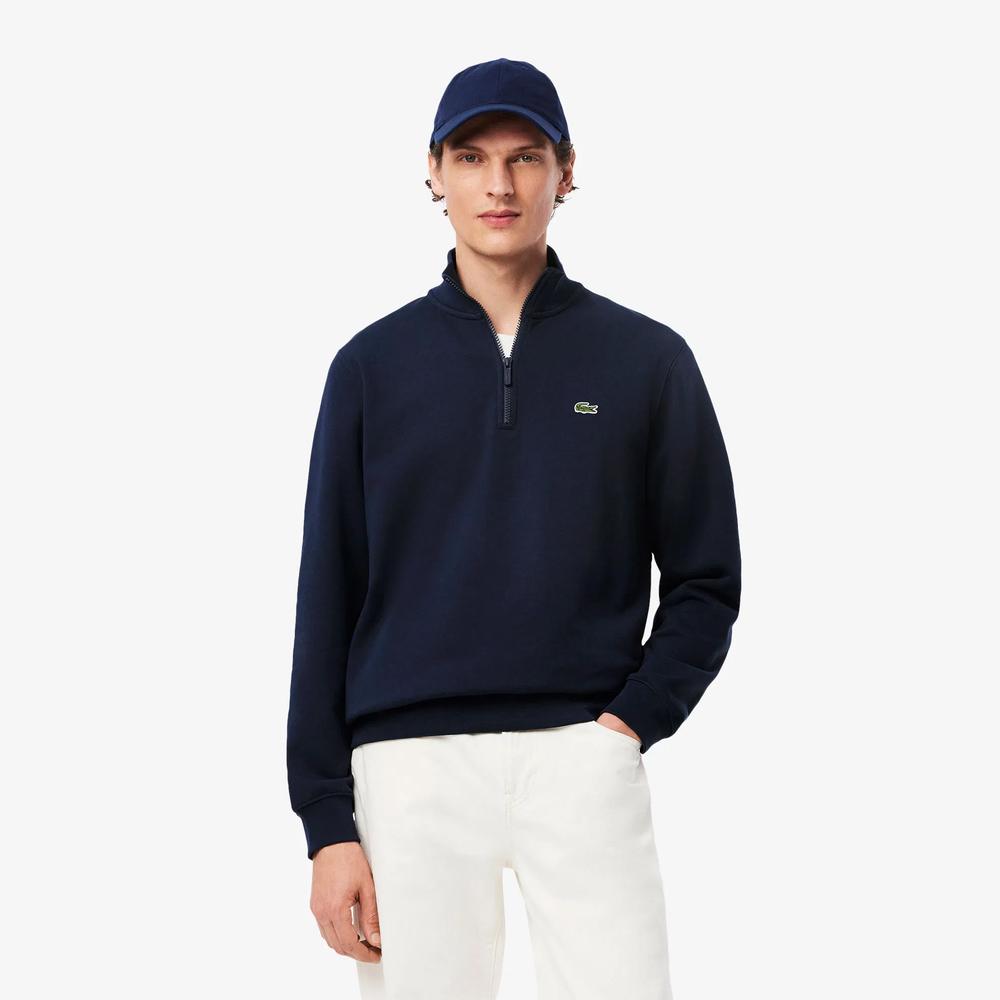 Bluza męska Lacoste Interlock SH9774-166 - granatowa