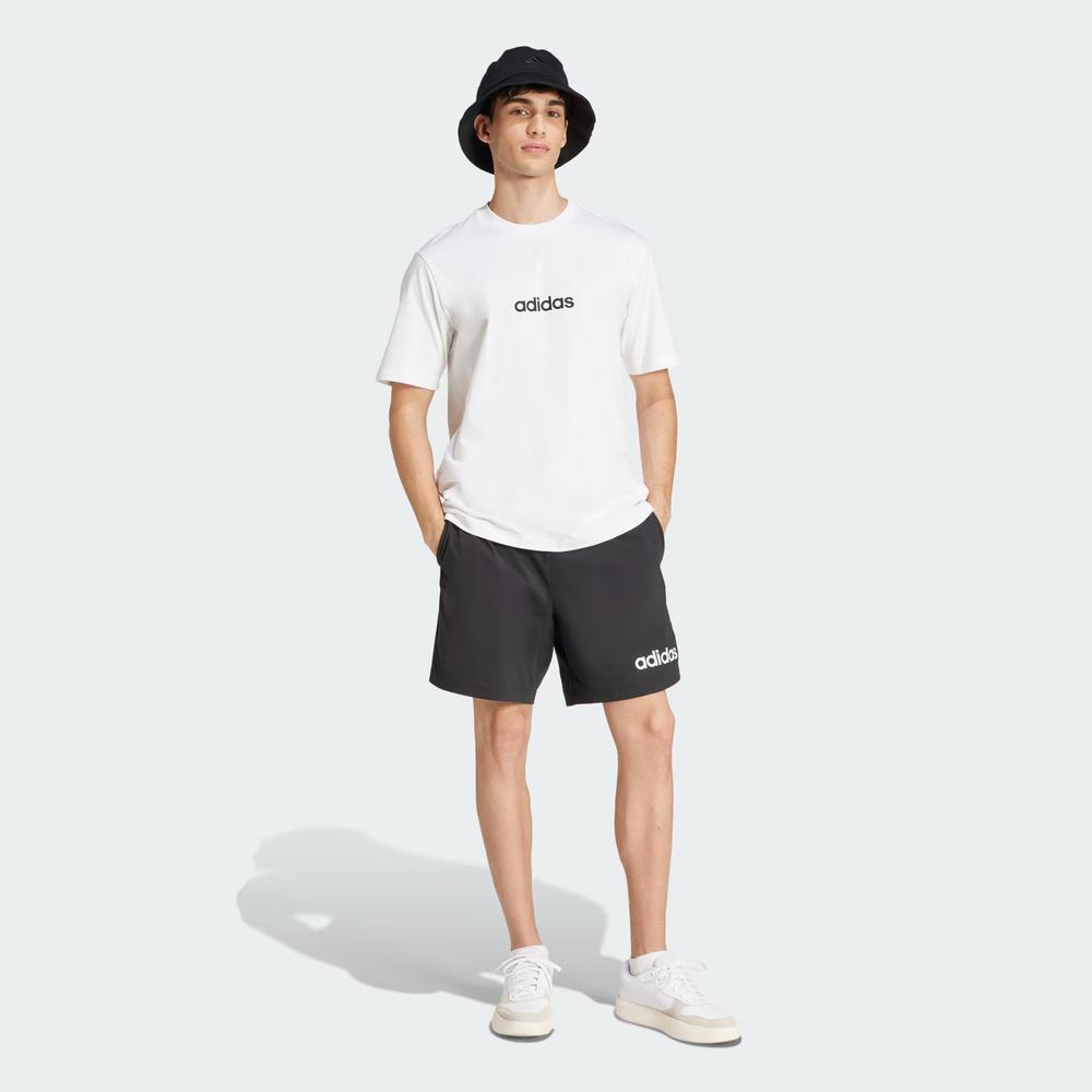 Koszulka męska adidas Sportswear Essentials Linear Single JE9000 - biała