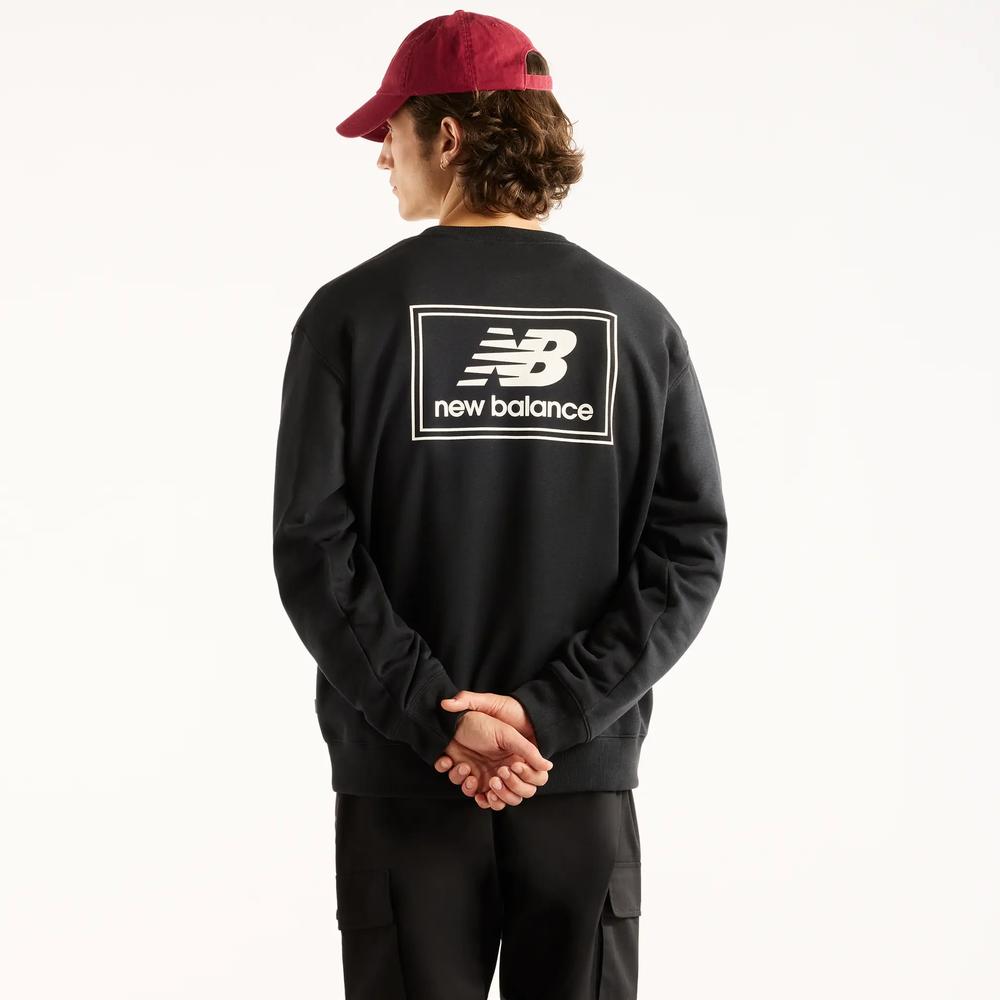 Bluza męska New Balance Woven Label MT6175T5BK - czarna