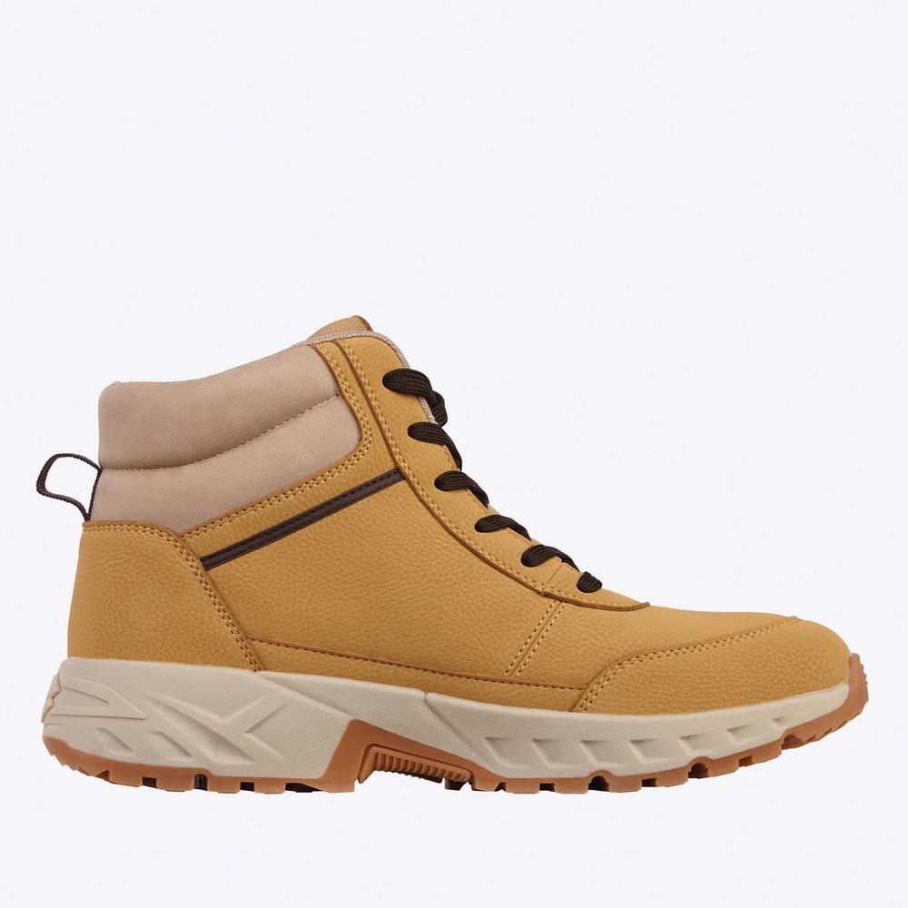 Buty męskie Lotto Evedal Mid 2400300U-7272 - brązowe