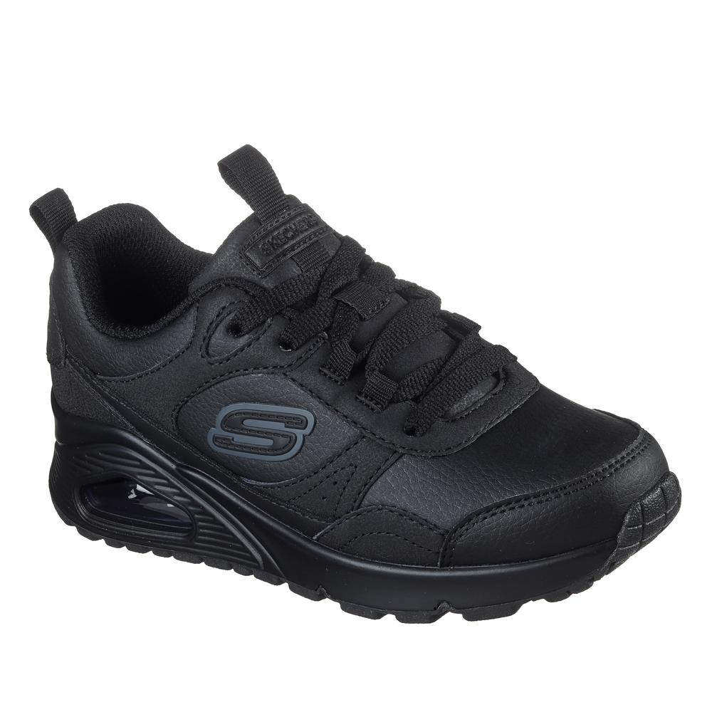 Buty młodzieżowe Skechers Uno Gen 1 Class Edge 417004LBBK - czarne