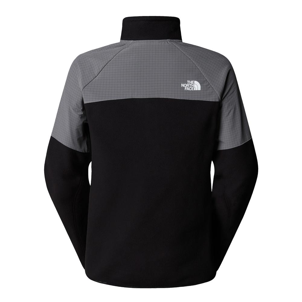 Bluza damska The North Face Glacier 1/2 Zip Fleece 0A89JBAFI1 - czarno-szara