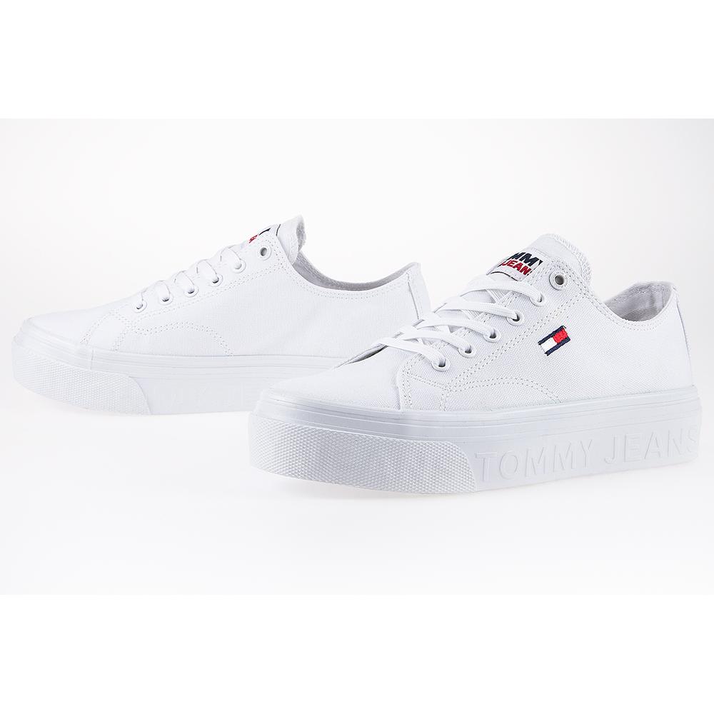 Tommy Jeans Vulcanised Flatform Trainers > EN0EN01371-YBR