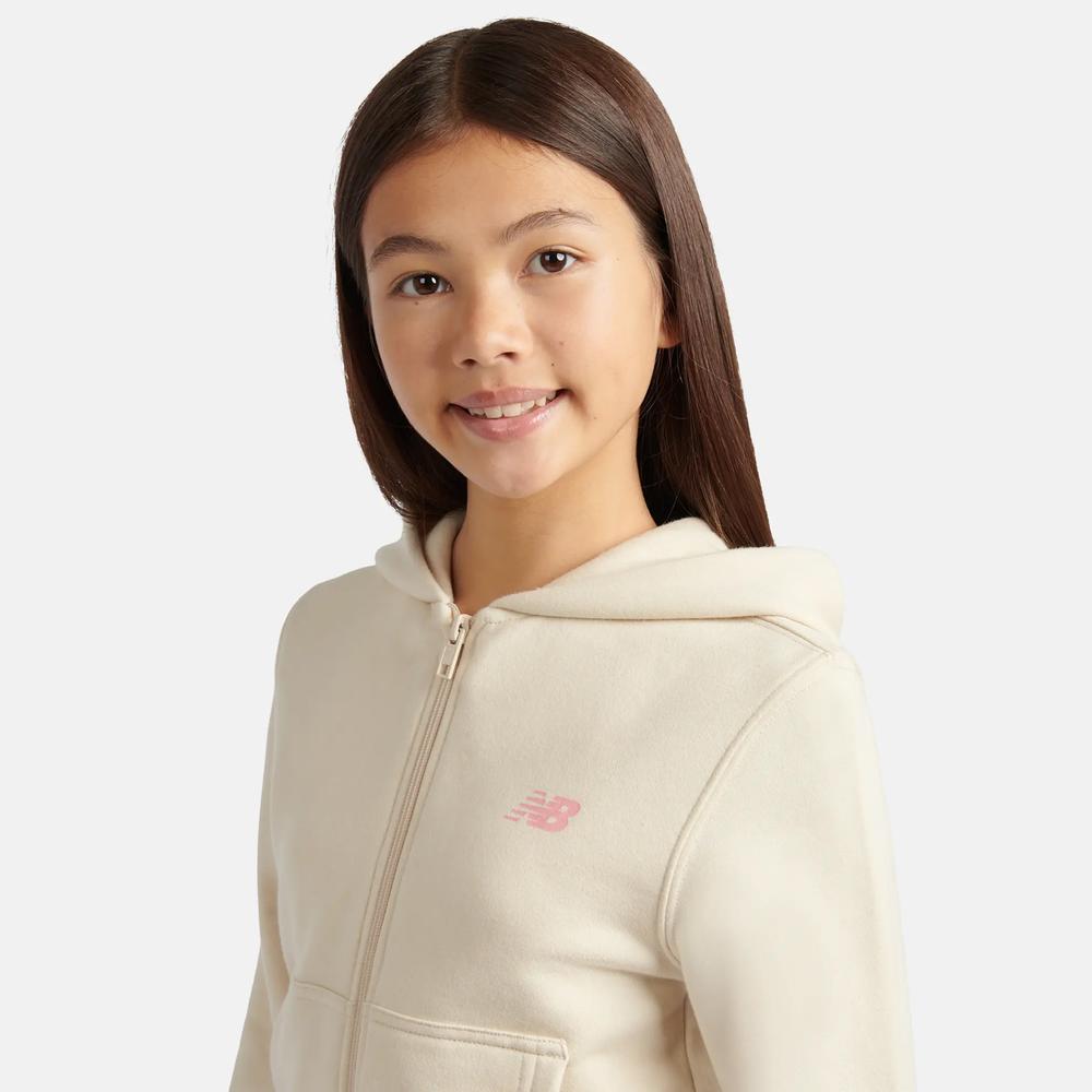 Bluza dziecięca New Balance YT61P93CLIN - beżowa