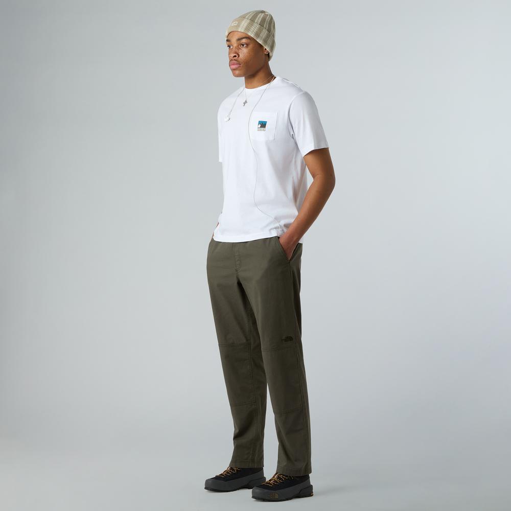 Koszulka męska The North Face Mountain 0A8E3MFN41 - biała