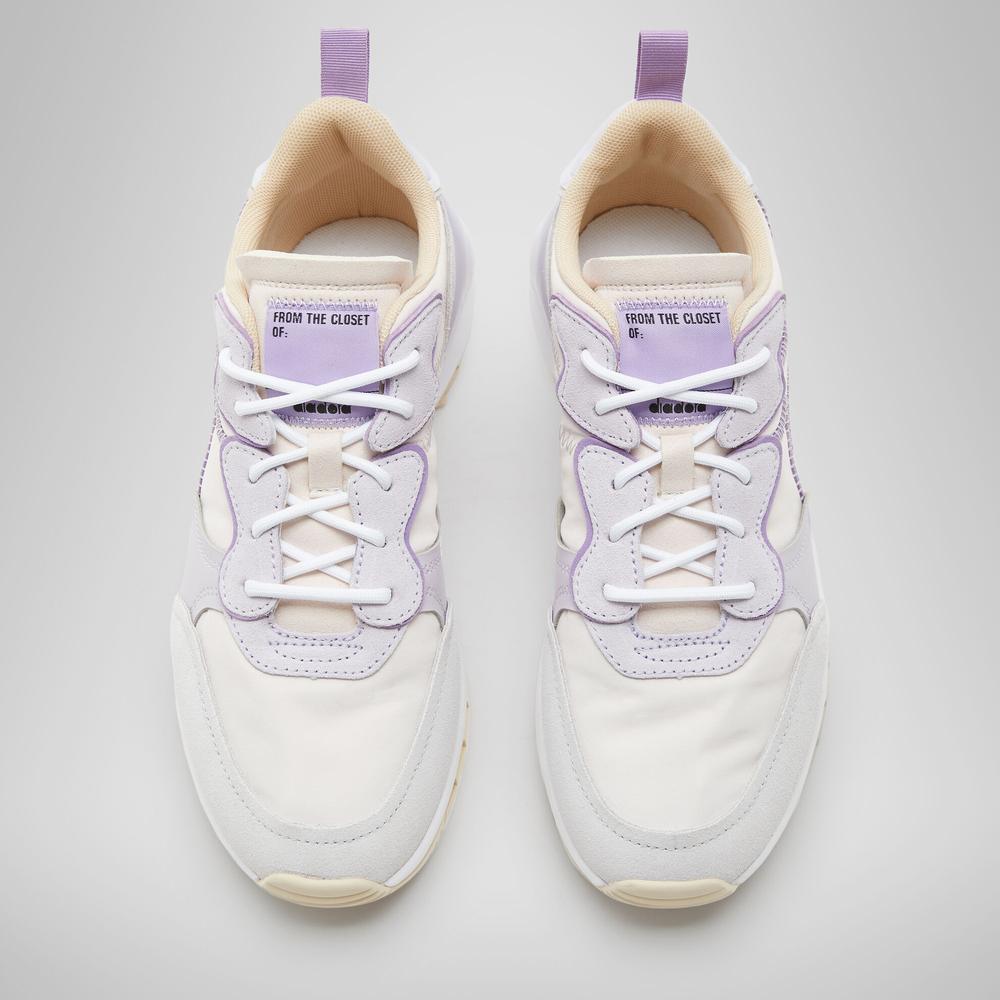 Buty Diadora Jolly Logo 501.178621-C0692 - beżowo-fioletowe