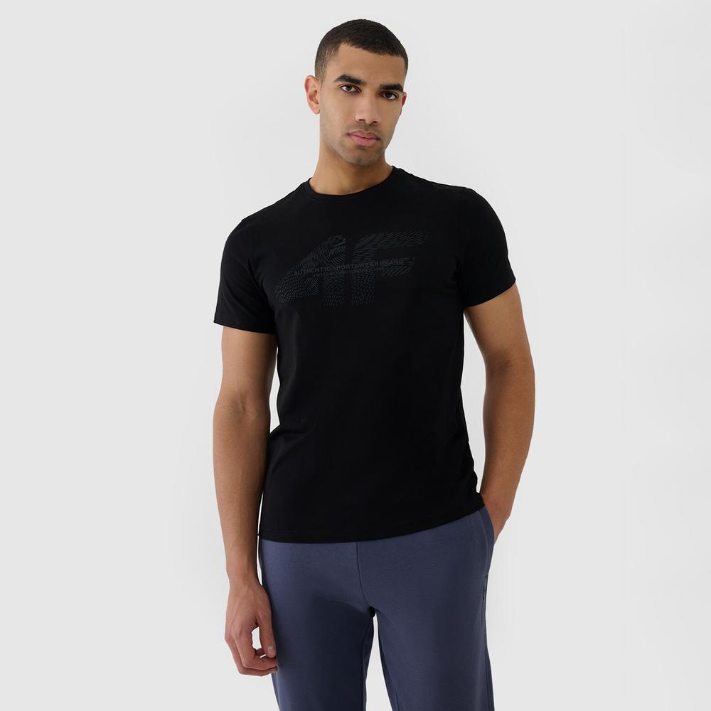 Koszulka męska 4F WSS25TTSHM200420S - czarna