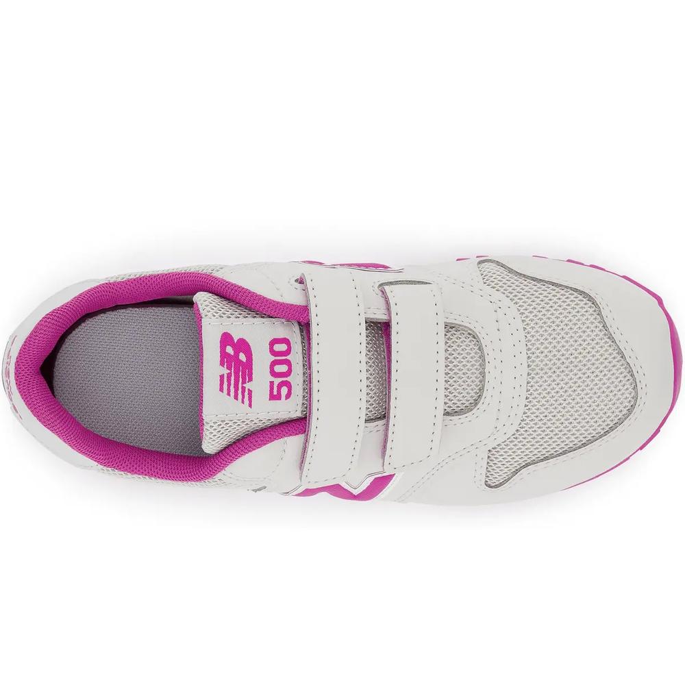 Buty New Balance PV500GM1 - szaro-różowe