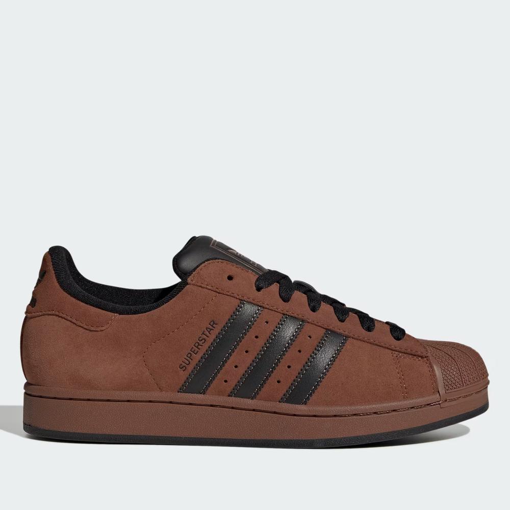 Buty unisex adidas Originals Superstar II IH9318 - brązowe