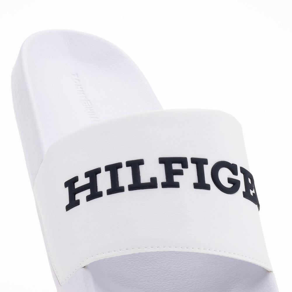 Klapki Tommy Hilfiger 3D Print Hilfiger PO FM0FM04612-YBS - białe