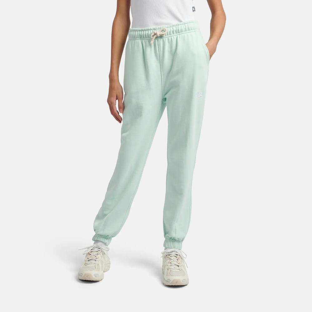 Spodnie dziecięce New Balance LAKG0058COJ - miętowe