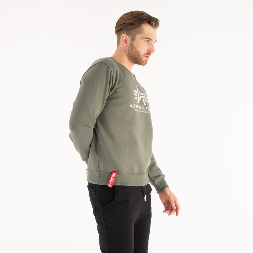 Bluza Alpha Industries Basic 178302432 - zielona