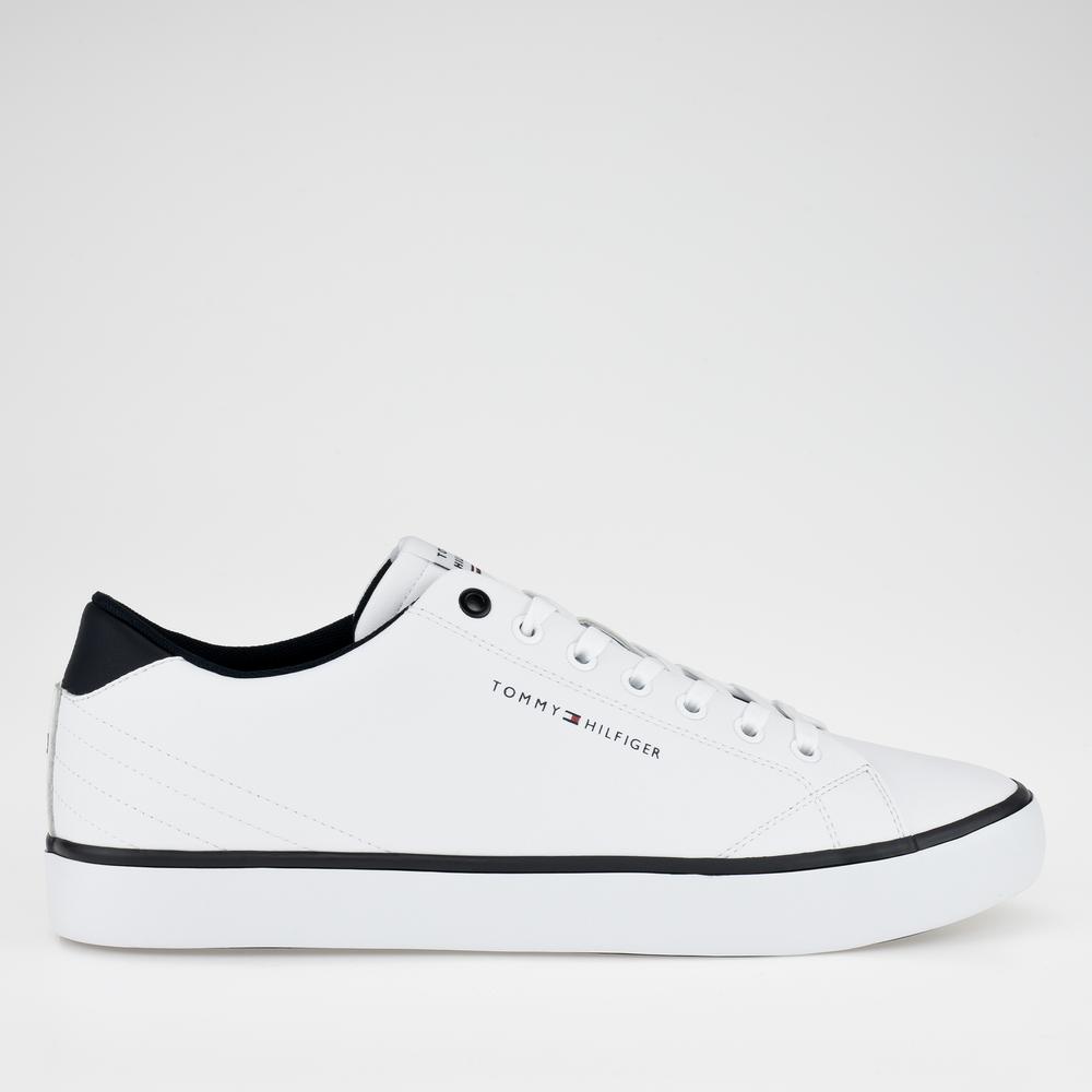 Buty Tommy Hilfiger HI Vulc Core Low Leathers FM0FM04731-YBS - białe