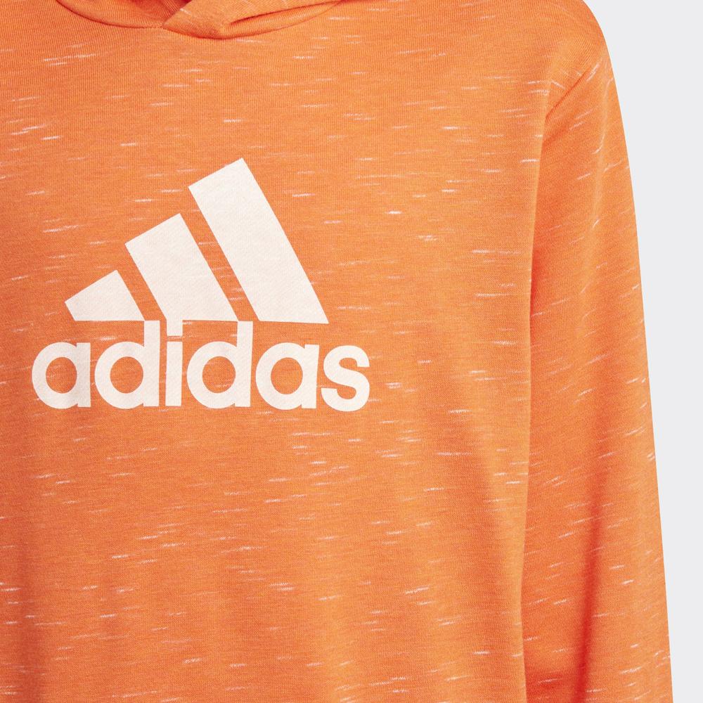 Bluza adidas Future Icons Badge Of Sport Hooded Sweatshirt HP0904 - pomarańczowa