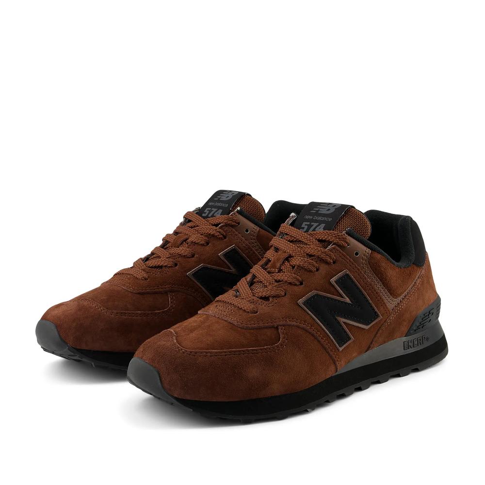 Buty New Balance U574LEB - brązowe