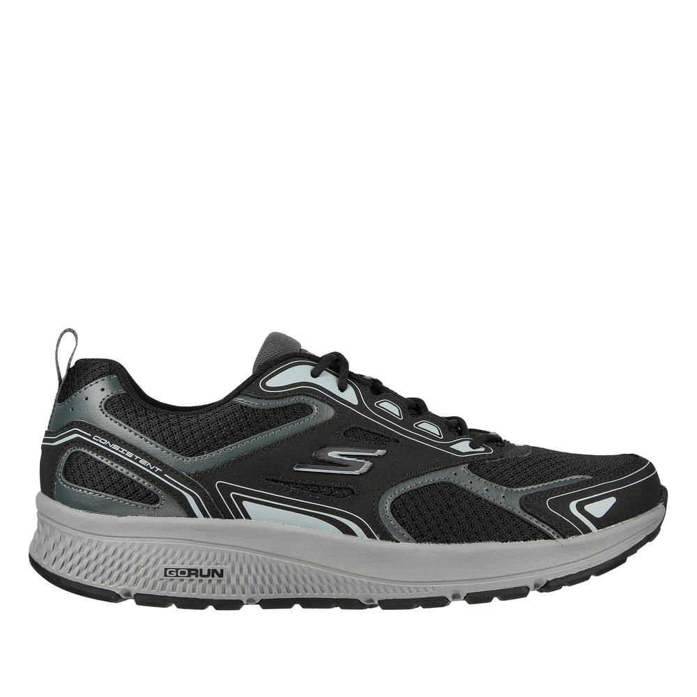 Buty męskie Skechers GOrun Consistent 220034BKGY - czarne