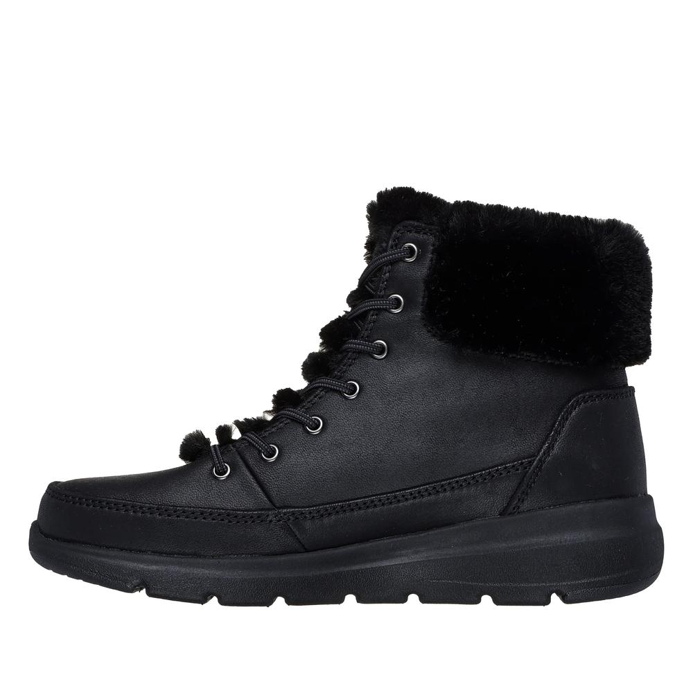 Buty damskie Skechers Glacial Ultra Wonderland 144202BBK - czarne